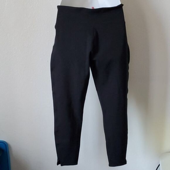 Spanx High Waisted Skinny ANKLE Leggings Black Woman's WOMEN'S Petite MEDIUM - Picture 4 of 12
